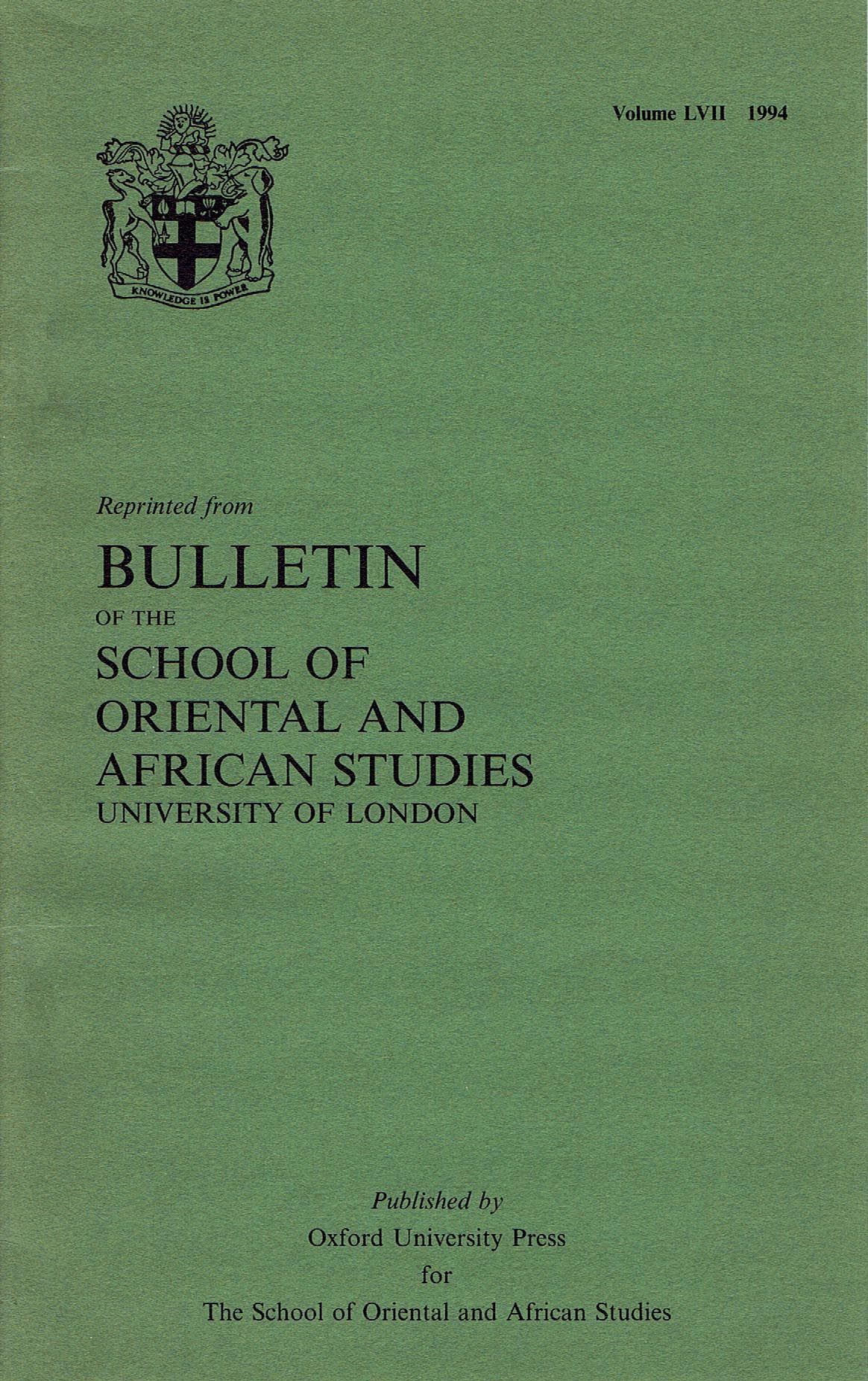 01_BSOAS_Vol_57,_1994_cover 01_BSOAS_Vol_57,_1994_cover